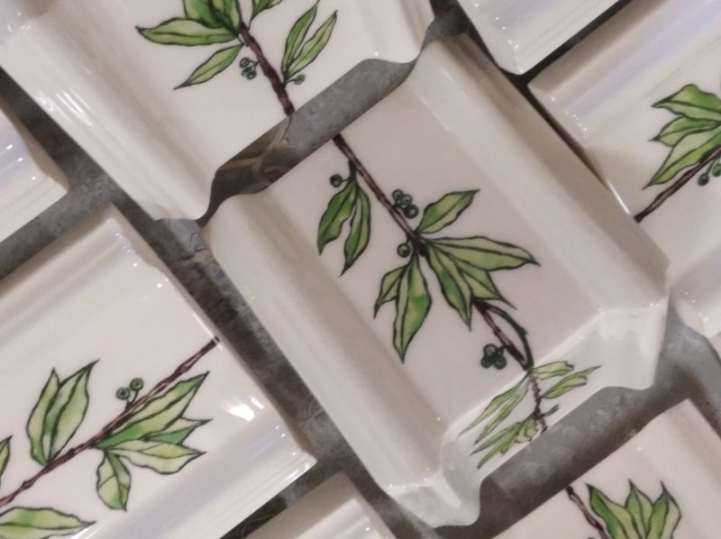 Detail kachel od jihočeské manufaktury K&K Poker