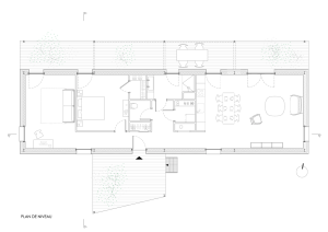 Spray architecture, Un Dernier voyage, půdorys 1. NP – foto