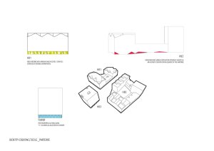 Obytný komplex Nová Terasa, Vallo Sadovsky Architects, schema parteru