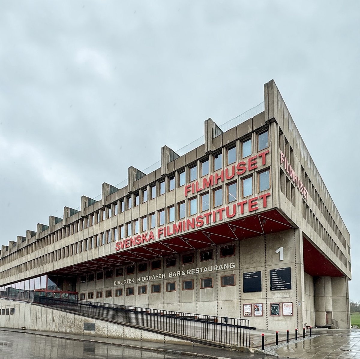 Budova švédské kinematografie, Peter Celsing, 1971