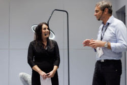 Monika Zvonková ze SEMELA ATELIERS se Stanislavem Martincem z KOMA MODULAR.