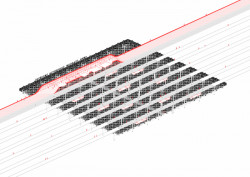 Rekonstrukce nádraží Zvonařka v Brně, Chybík+Krištof, axonometrie