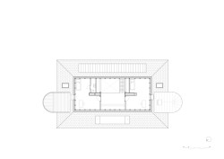 Půdorys 5.NP (Rekonstrukce a přístavba k vile v Praze-Vinohradech, PAPUNDEKL ARCHITEKTI)