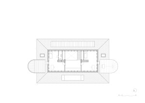Půdorys 5.NP (Rekonstrukce a přístavba k vile v Praze-Vinohradech, PAPUNDEKL ARCHITEKTI)