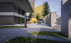 Úpravy veřejného veřejného prostoru areálu Emauzy