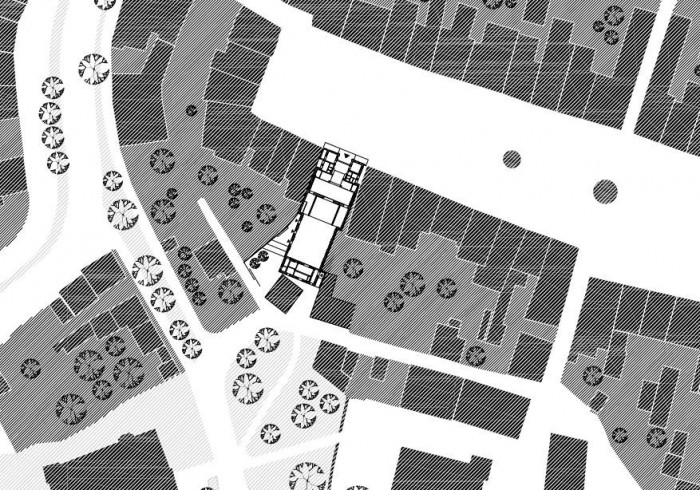 KINONEKINO, situace, XTOPIX architekti/ Simona Ledvinková