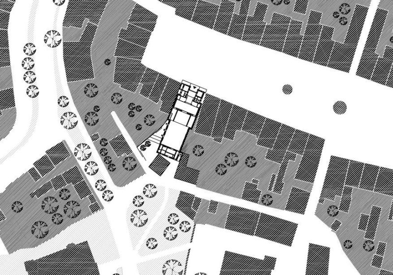 KINONEKINO, situace, XTOPIX architekti/ Simona Ledvinková
