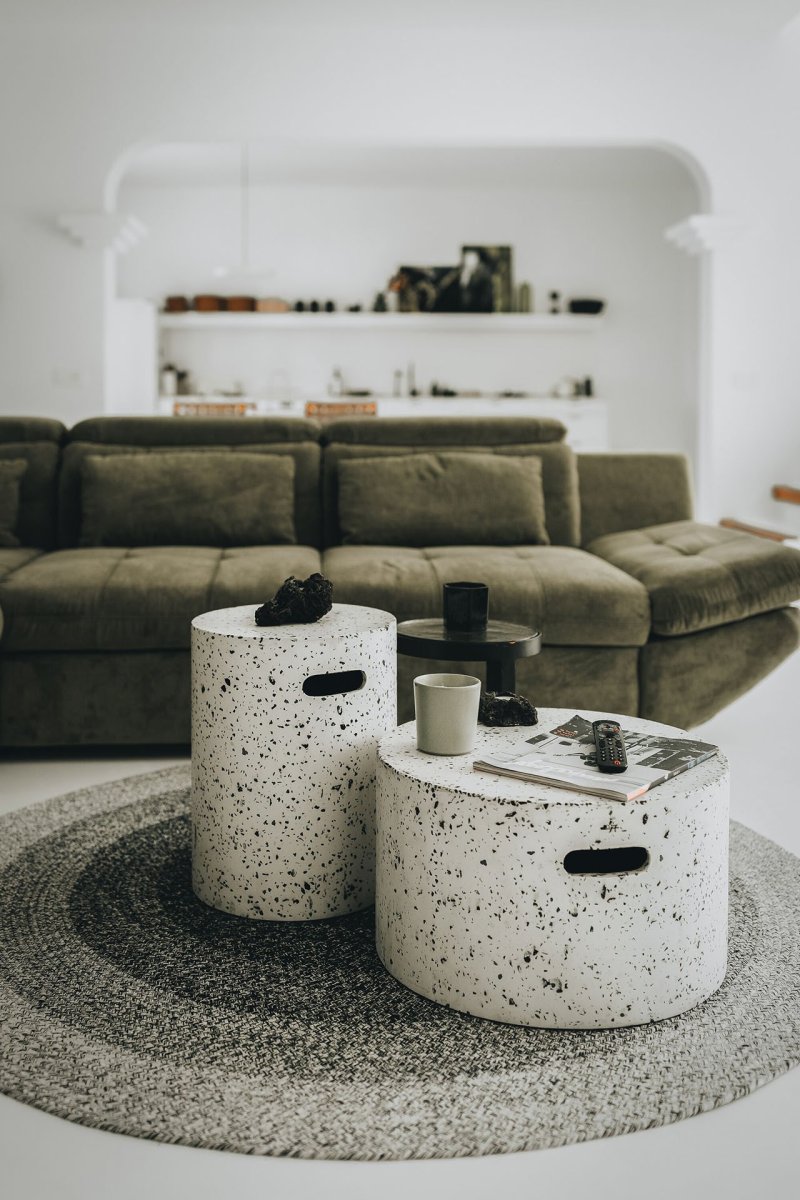 Během rekonstrukce se měnily především dispozice a materiály. (Villa Amonita na Lanzarote, OOOOX)