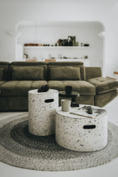 Během rekonstrukce se měnily především dispozice a materiály. (Villa Amonita na Lanzarote, OOOOX)