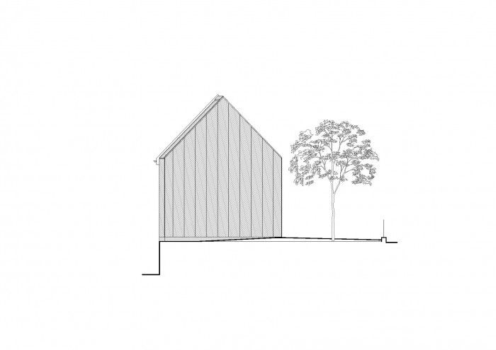 Obecní knihovna ve Statenicích, majo architekti / Jan Jaroš, Martin Poláček, pohled