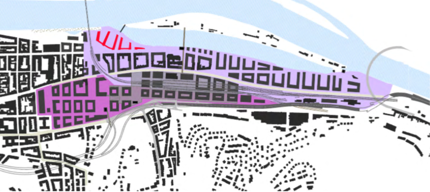 Šemíkův břeh, situace, FIALA+NEMEC.