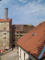 Původní stav sladovny v Písku