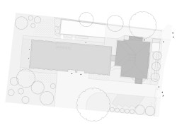Rekonstrukce a dostavba Korejského velvyslanectví v Praze, SIAL architekti a inženýři spol. s r.o.: Situace
