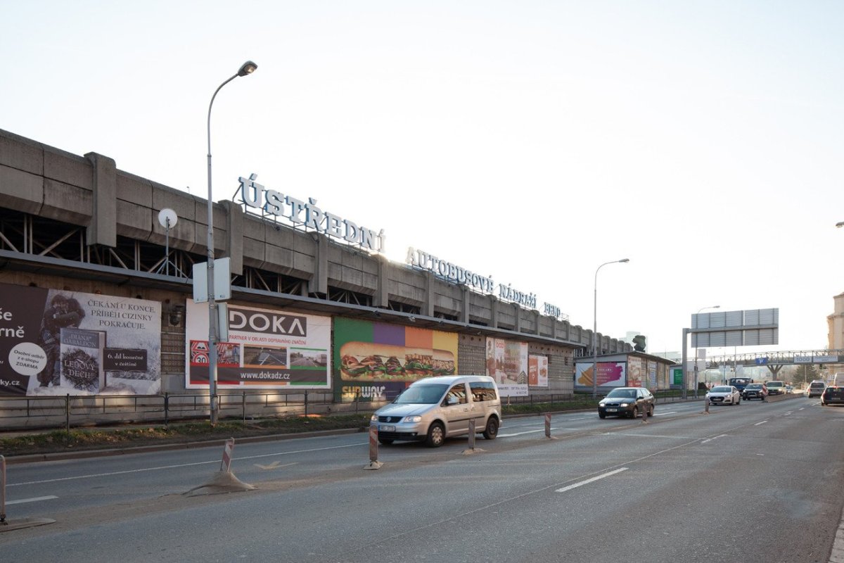 Autobusové nádraží Zvonařka v Brně, původní stav