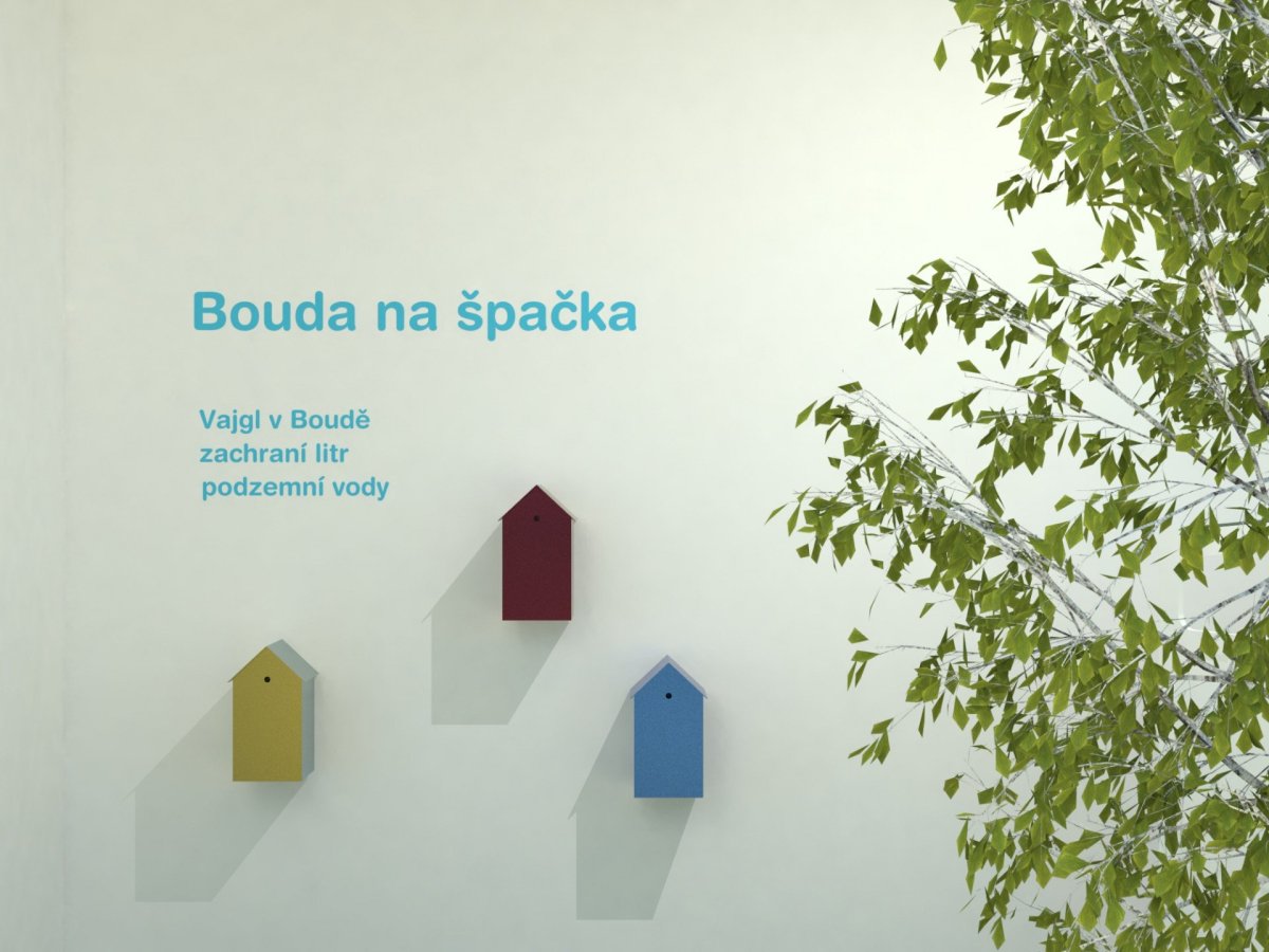 Prague Design Week 2020, budka pro špačky.