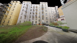 Praha, vnitroblok nedaleko Jiráskova náměstí