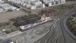 Vizualizace vítězného návrhu Petr Stolín Architekt - nadhledová vizualizace