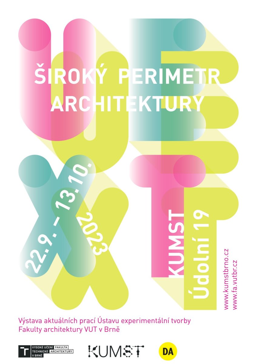 Do 13. října 2023 bude v kreativním hubu KUMST k vidění výstava Široký perimetr architektury