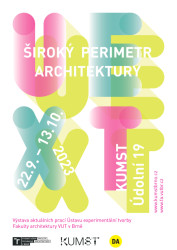 Do 13. října 2023 bude v kreativním hubu KUMST k vidění výstava Široký perimetr architektury
