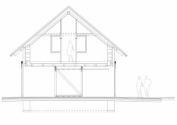 Dům pro Vysočinu, řez, Radek Hadrbolec