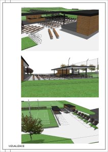 3D model a kompletní projektová dokumentace byla vypracována v programu Allplan