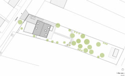 Jaroušek Rochová architekti, RD v Brně-Žebětíně - situace