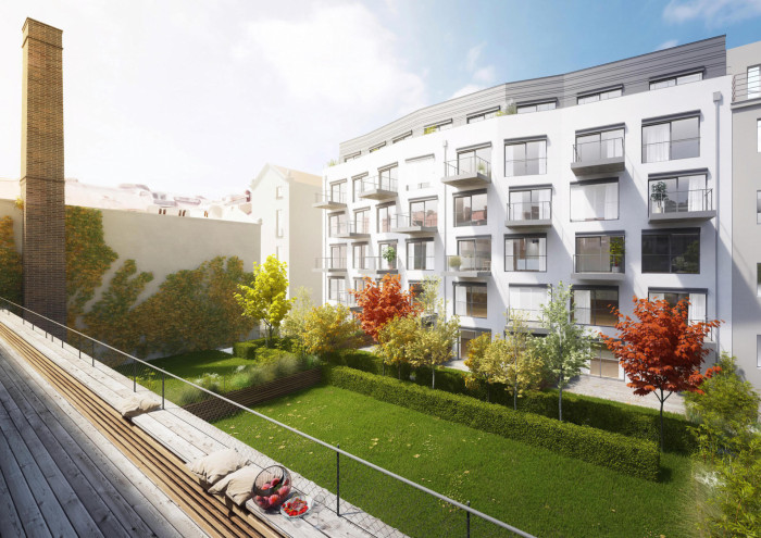 Bytový dům Sámova, Znamení čtyř - architekti, vizualizace