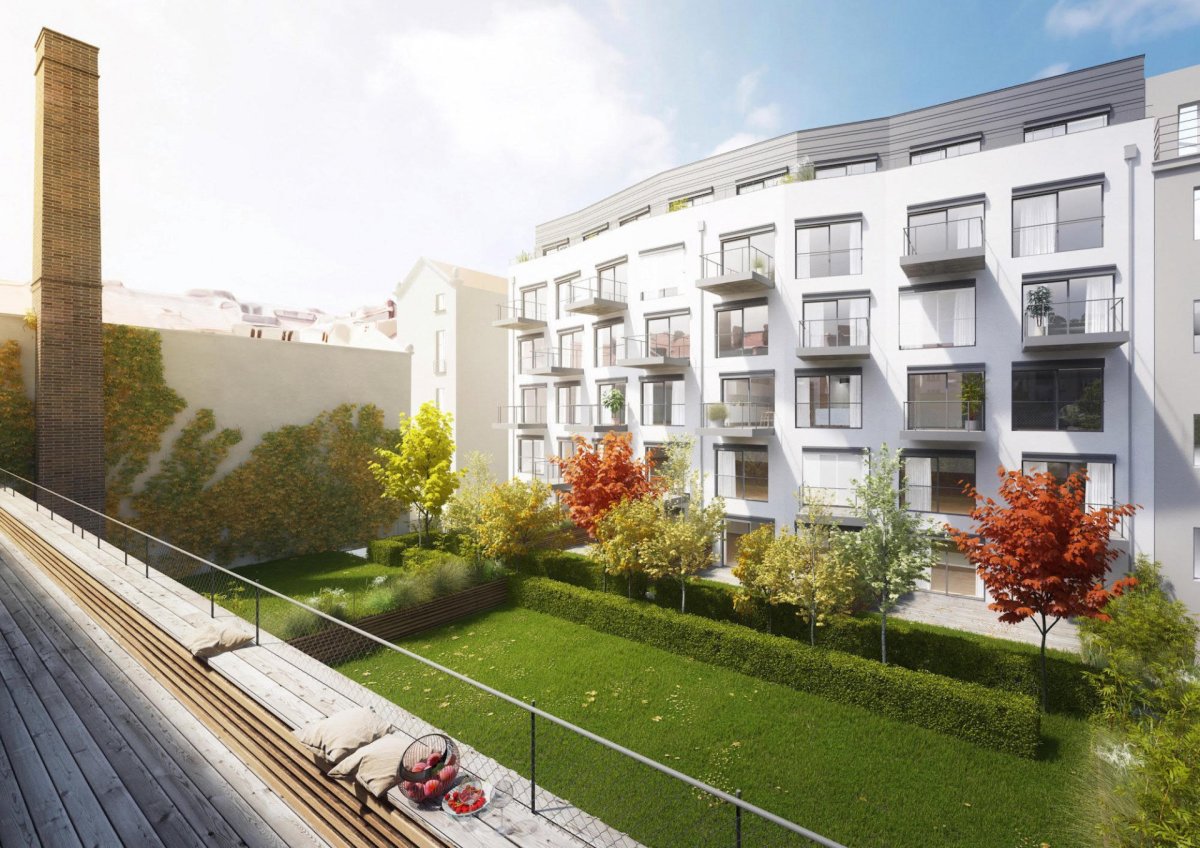 Bytový dům Sámova, Znamení čtyř - architekti, vizualizace
