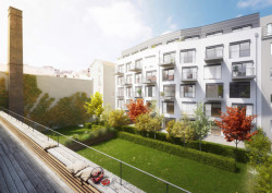 Bytový dům Sámova, Znamení čtyř - architekti, vizualizace