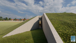 Rodinný dům DRN – vítězný projekt středoškolské soutěže King of Daylight 2020 od studenta SPŠ stavební Opava Ondřeje Bradávky.