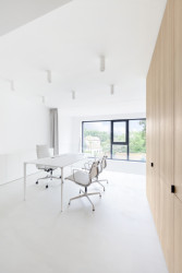 Ateliér Vrtiška & Žák navrhli interiér vily v pražské Troji v kombinaci světlých a tmavých odstínů