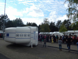 Projekt SHEE Ondřeje Douleho, habitat na výstavě v Německu