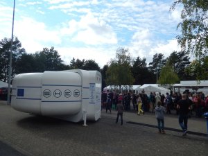 Projekt SHEE Ondřeje Douleho, habitat na výstavě v Německu