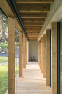 Rekreační rodinný dům od studia Lenka Míková architekti