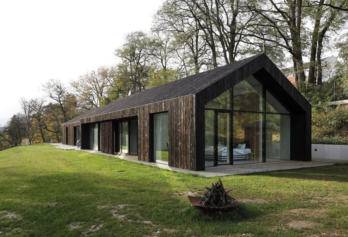 Atelier Kunc architects, rodinný dům v Neveklově, 2017