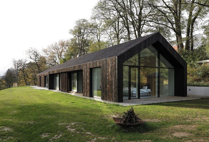 Atelier Kunc architects, rodinný dům v Neveklově, 2017