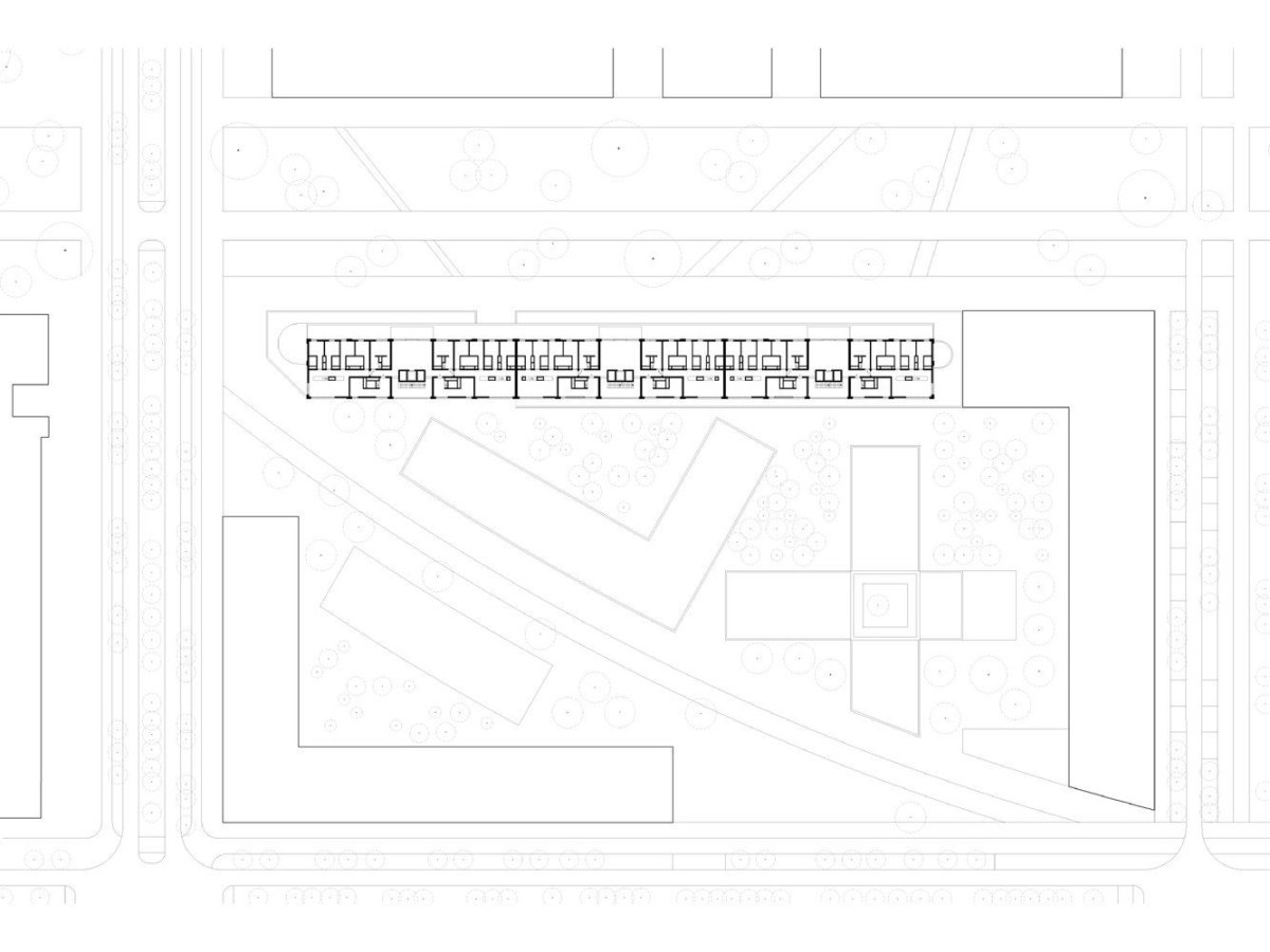 Vysokoškolské koleje Résidence Palaiseau ve Francii, studio 51N4E a Bourbouze & Graindorge