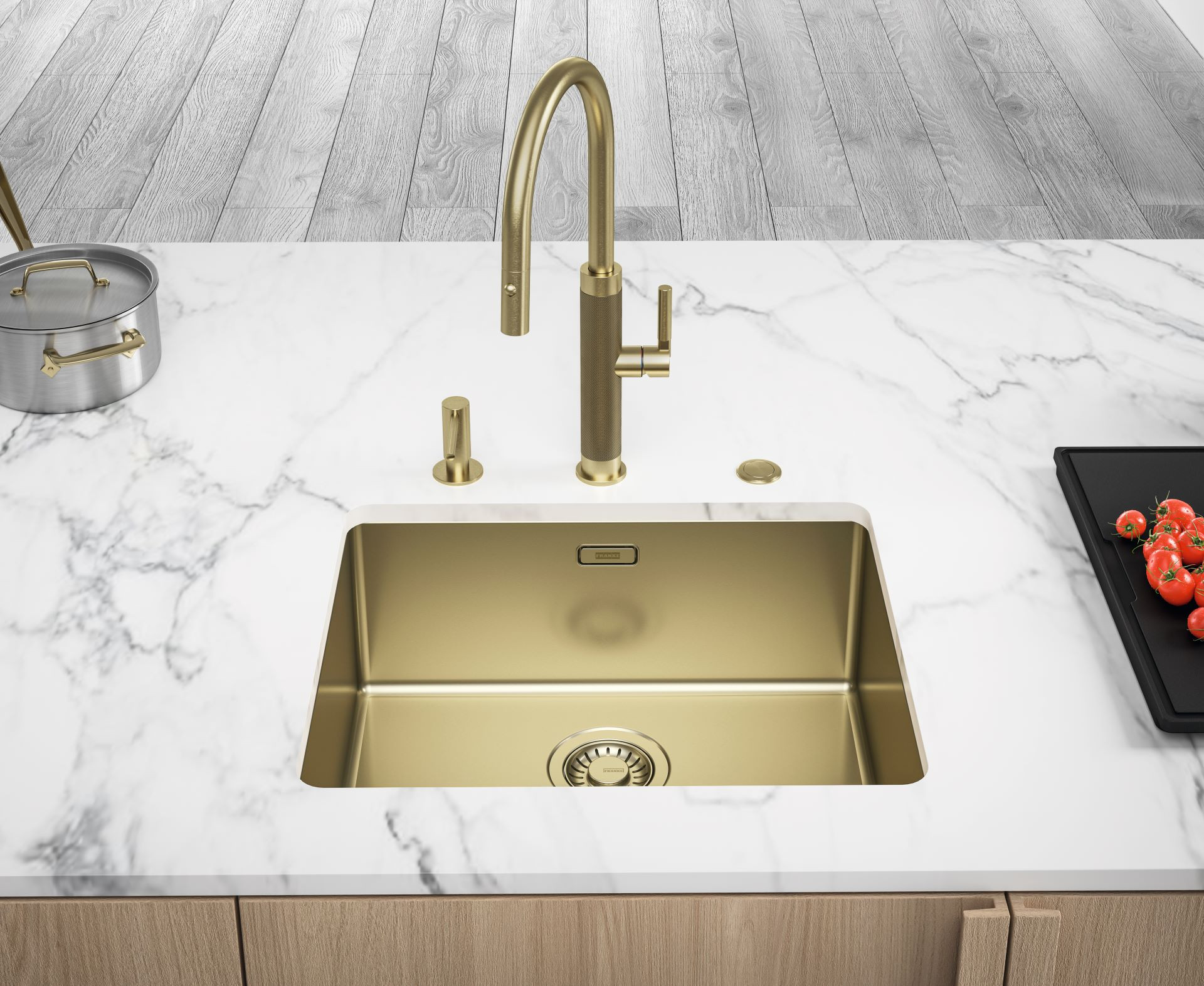 Kuchyňská baterie Mythos Masterpiece od společnosti Franke