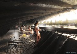 Plovoucí lázně na Rašínově nábřeží, Petr Janda/Brainwork