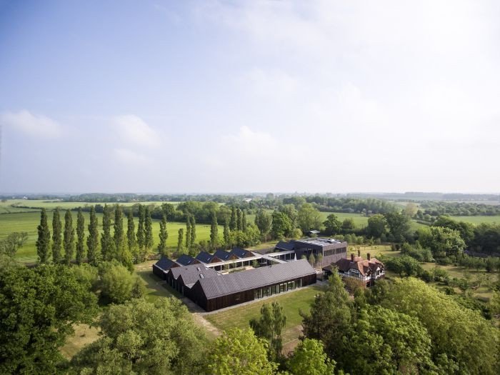Buddhistické centrum Vajrasana od Walters & Cohen Architects