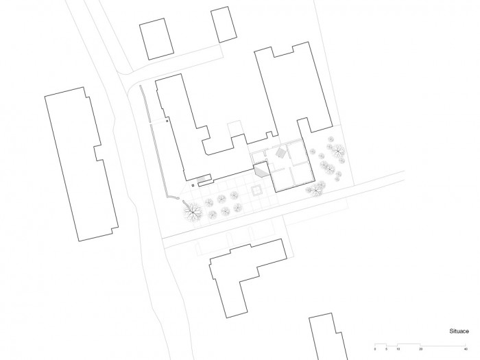 Základní škola Nezamyslice, situace, Malý Chmel