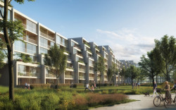 Rezidence Nádraží Žižkov, vizualizace, ra15, Benthem Crouwel Architects