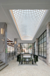 Lázeňská kolonáda v Luhačovicích prošla kompletní obnovou do původního stavu z přelomu 40. a 50. let 20. století. Foto: RAKO