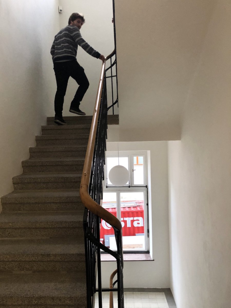 Škola architektury AVU v Praze po rekonstrukci podle návrhu Marcely Steinbachové a ateliéru Skupina