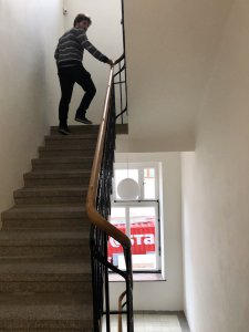Škola architektury AVU v Praze po rekonstrukci podle návrhu Marcely Steinbachové a ateliéru Skupina