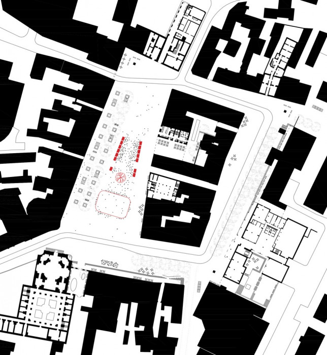 Návrh na úpravu náměstí v Benešově, využití na Vánoce, Marcela Steinbachová, Vít Holý