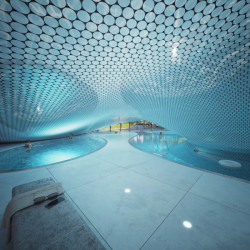 Vizualizace městských Riegrových lázní na Praze 2 od studia Petr Janda / brainwork - iniciační studie