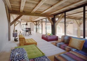 Thomas Kröger Architekten, rekonstrukce stodoly ve Fergitz, foto