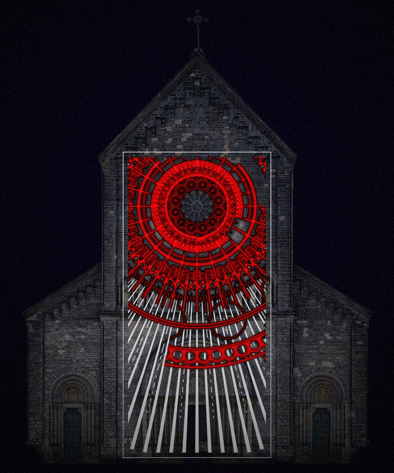 The wind na kostele sv. Cyrila a Metoděje, Weltraum. Zdroj: Signal festival