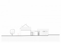 Rodinný dům na Brněnsku, FRIS architekti, pohled jižní